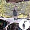 Gehaakte Possum Auto Hanger Decoratie Handgemaakt Breien Muis Auto Achteruitkijkspiegel Ornament Dier Hanger Auto Interieur Accessoires
