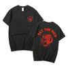 Eat The Rich Döner Kebab Karl Marx Sozialist Hasan Piker Doppelseitiger Druck T-Shirts Unisex Lässig Locker T-Shirt 2024