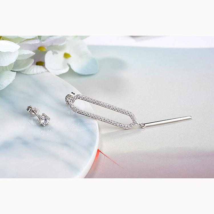 Dlouhý střapec Geometrický Asymetrický Šumivý Temperament Jednoduché Dámské Náušnice Party Doplňky Módní šperky