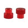 10pcs M3 M4 Through Hole Hand Nut Knurled Aluminum Thumb Nut for Locking Airframe Aluminum Alloy Tighten Hand Nut