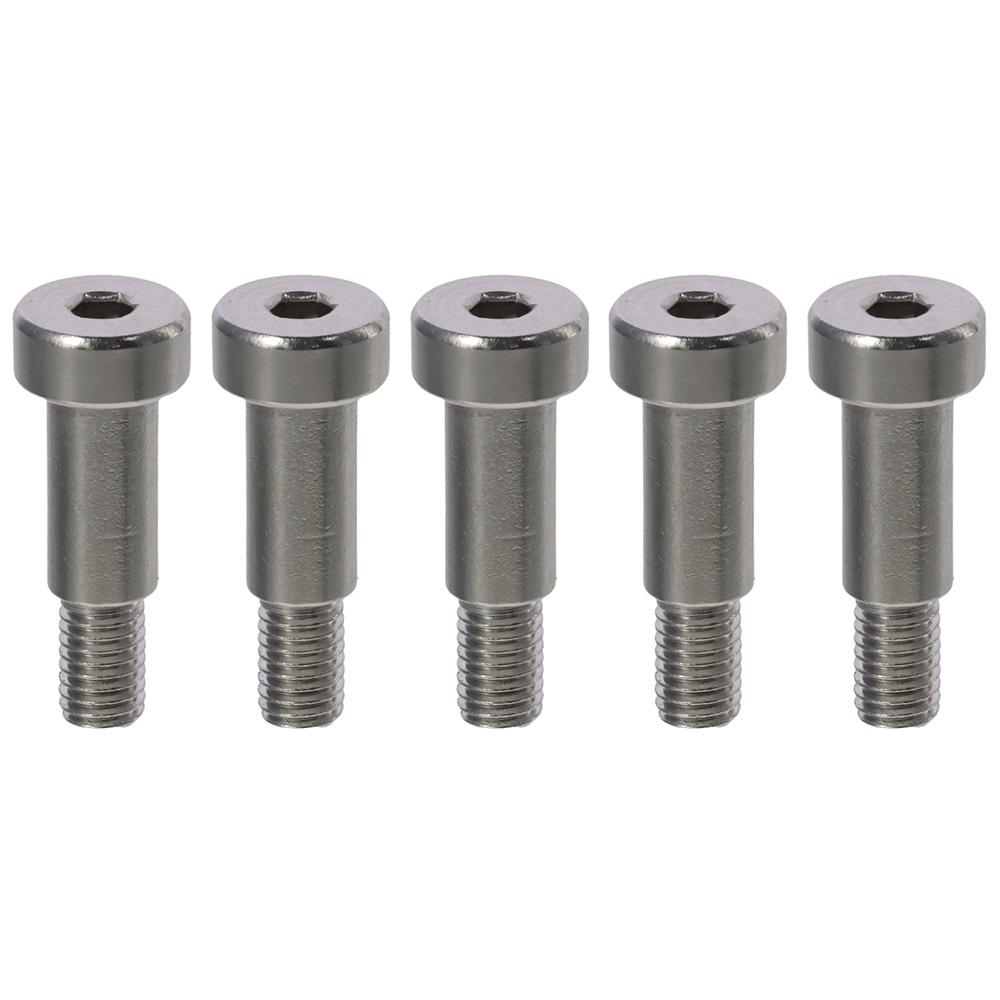 

5Pcs 304 Stainless Steel Hex Socket Silver Hex Socket Set Screw Shoulder Screw Shoulder Screw