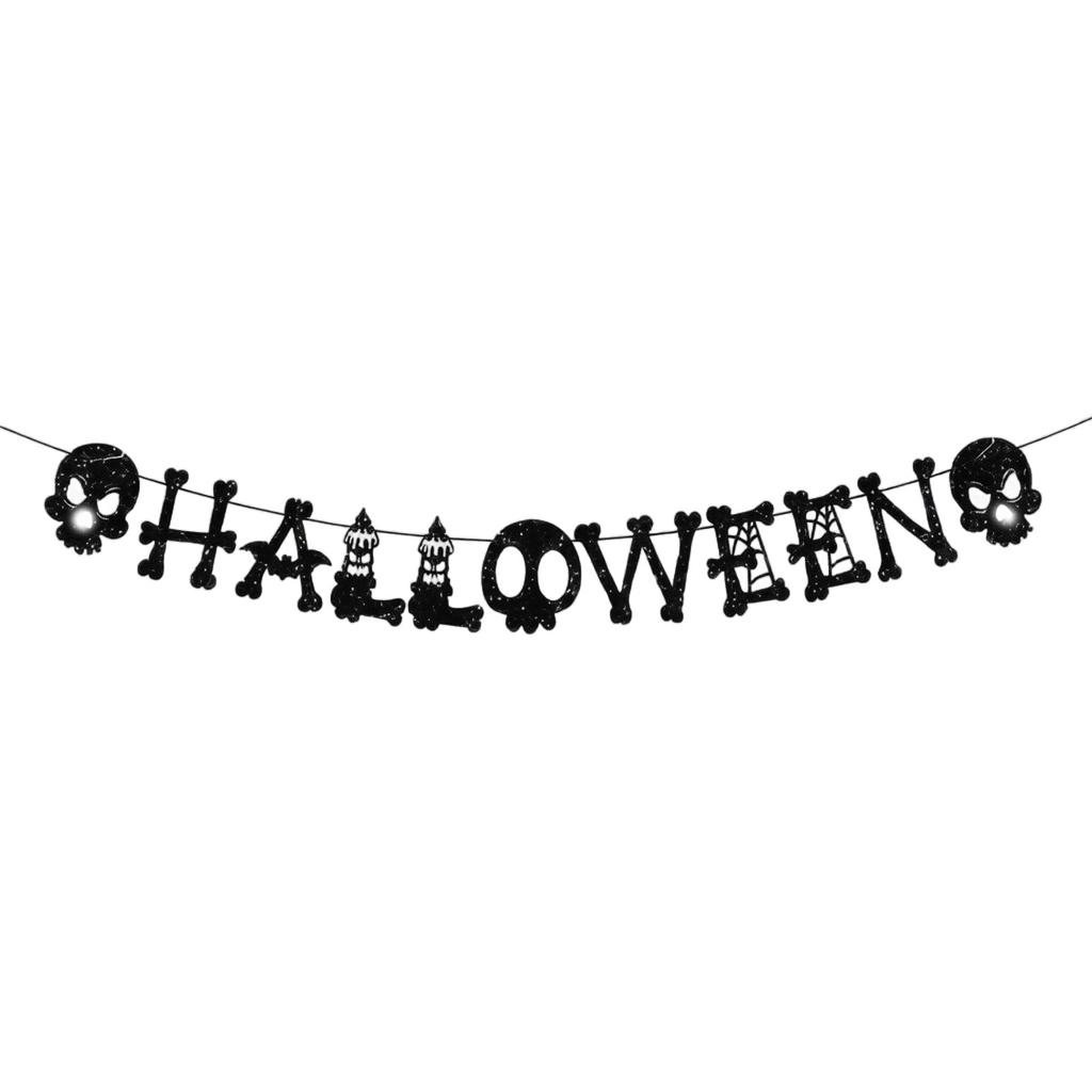 Halloween Garland Bunting for Party Wall Ceiling Decoration