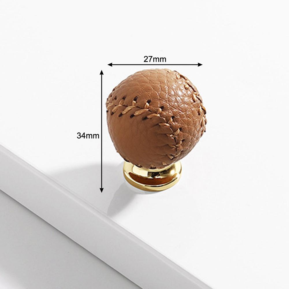 For Cabinets Leather Handle Home Improvement Projects 27*34mm Multiple Color Selections Practical Home Improvement