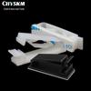 Adhesive Cable Clips - Wire Tie Holders, Flat Cable Buckle Organizers, Black and White