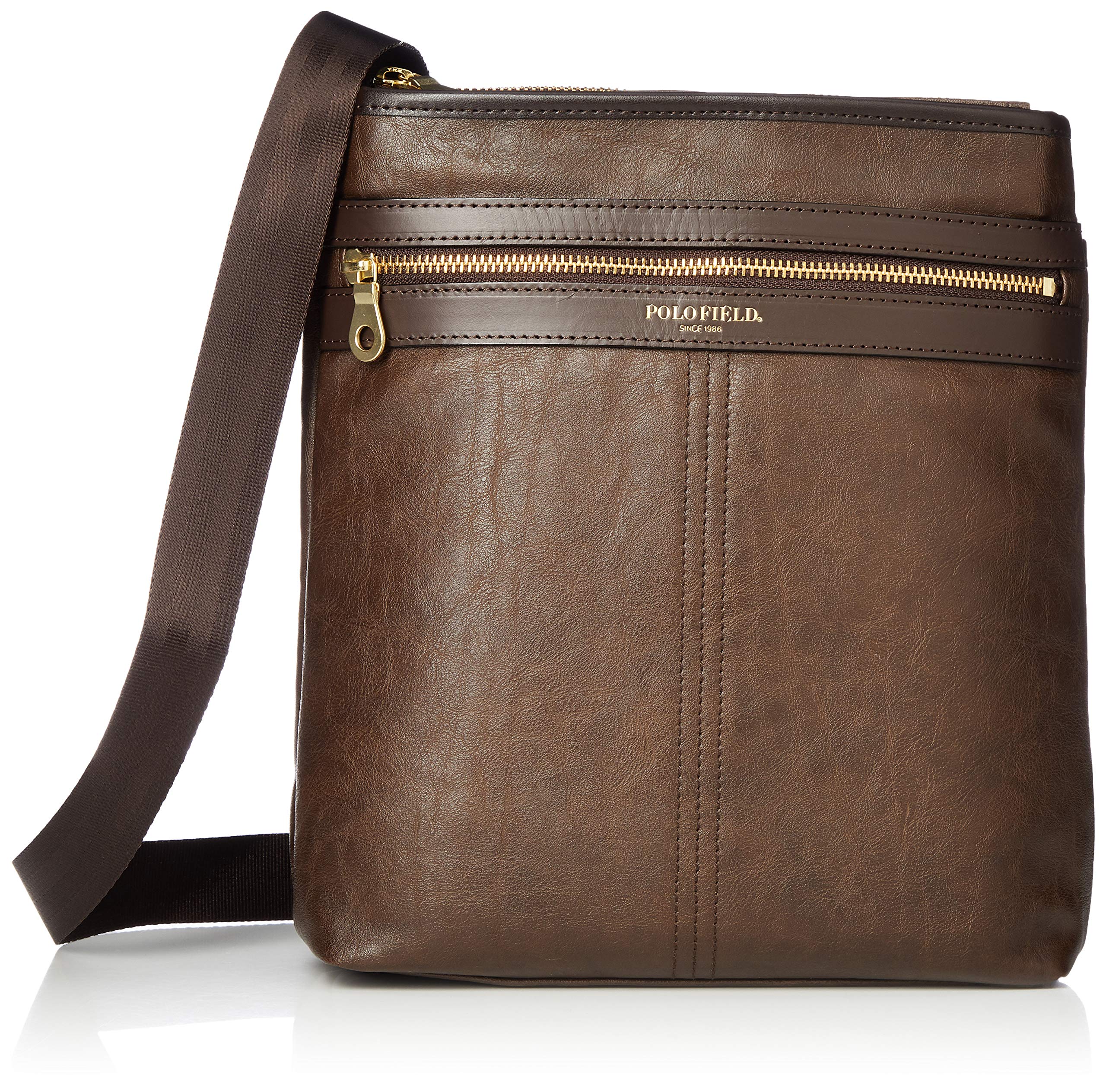 

[Polo Field] Vertical Shoulder Bag Chocolate