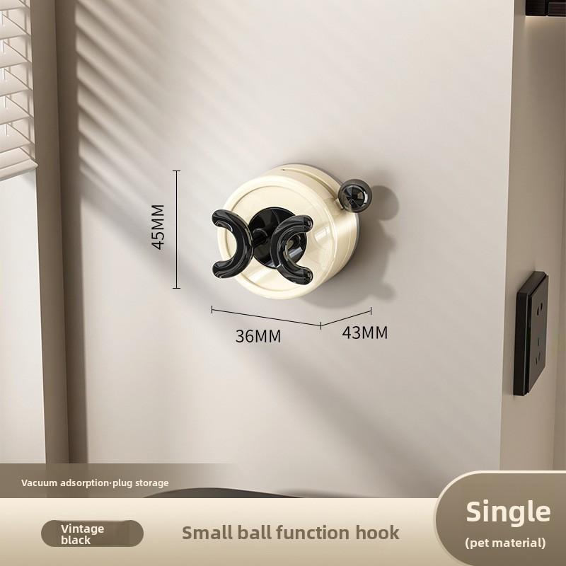 Sucker Hook Holder Wall Mount With Strong Load Capacity For Kitchen Storage
