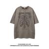 Trendy Men's Letter Print Short Sleeve T Men's Summer T-shirt ins Fashion Brand Loose Casual Top