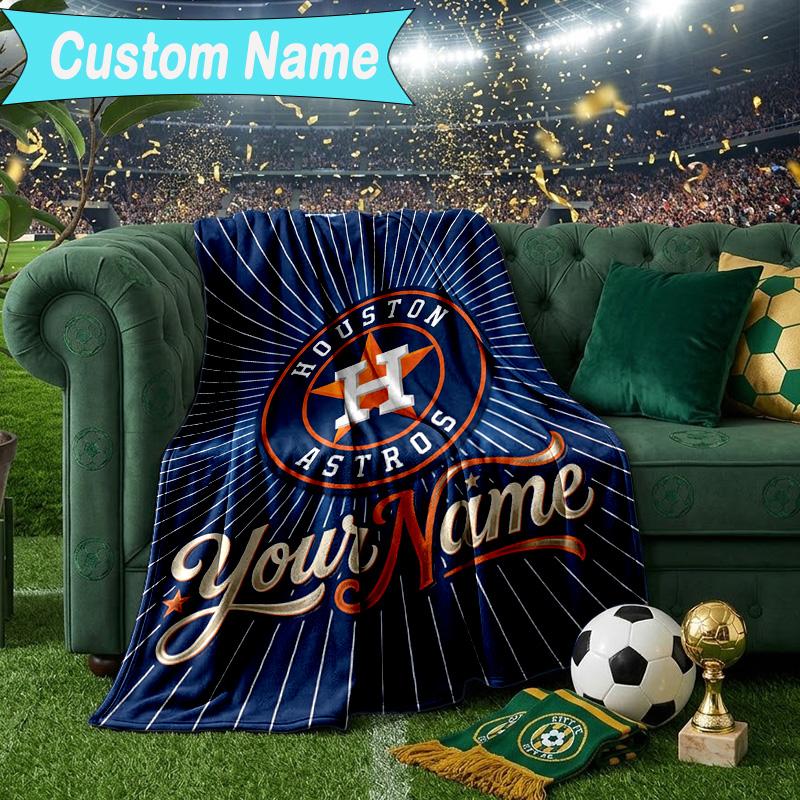 Custom Name Blanket Houston basketball Graffiti Art Blanket Bedding Blanket for Travel, Camping, Living Rooms, Offices, Sofas, Fan Christmas gift