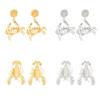 Fashionable Sea Style Earrings Crab/Lobster Ear Accessories For Girls Handmade Statement Jewelry