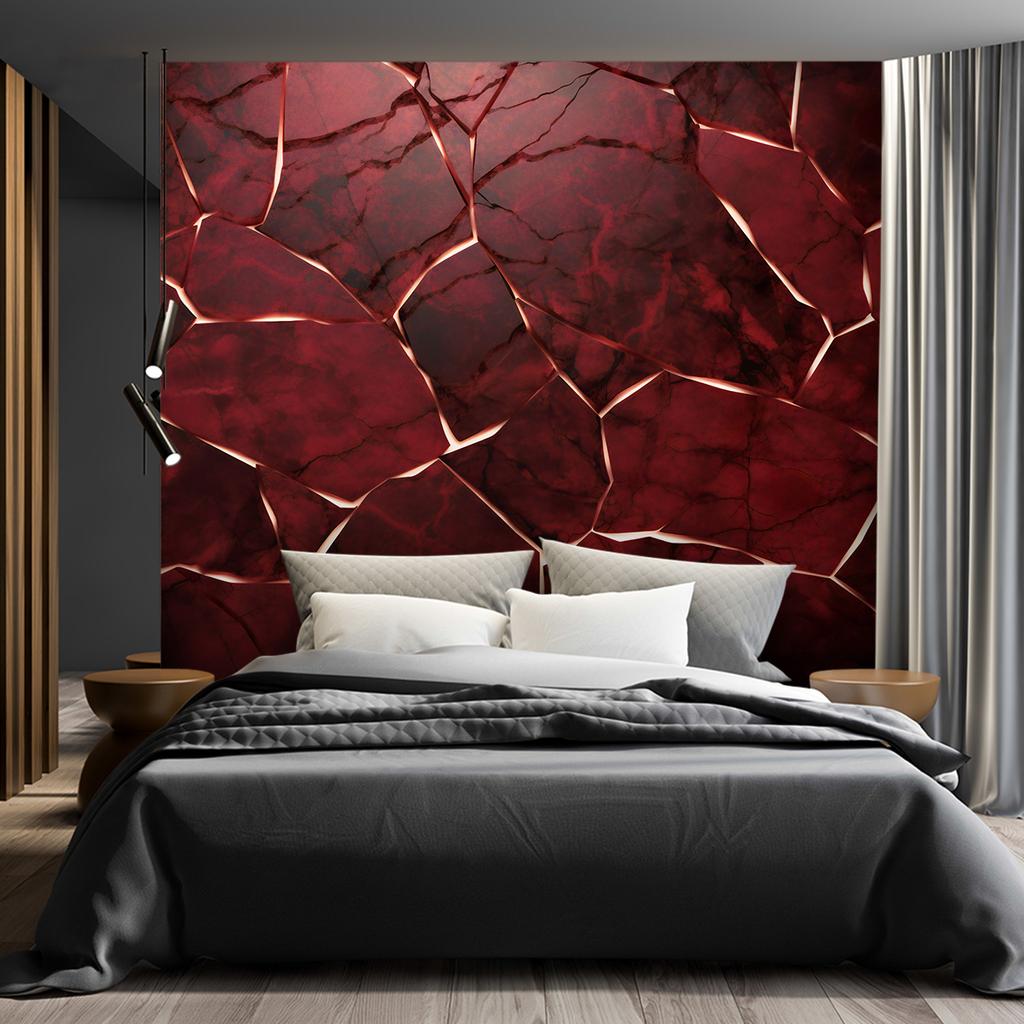 Wallpaper Red Texture 3D