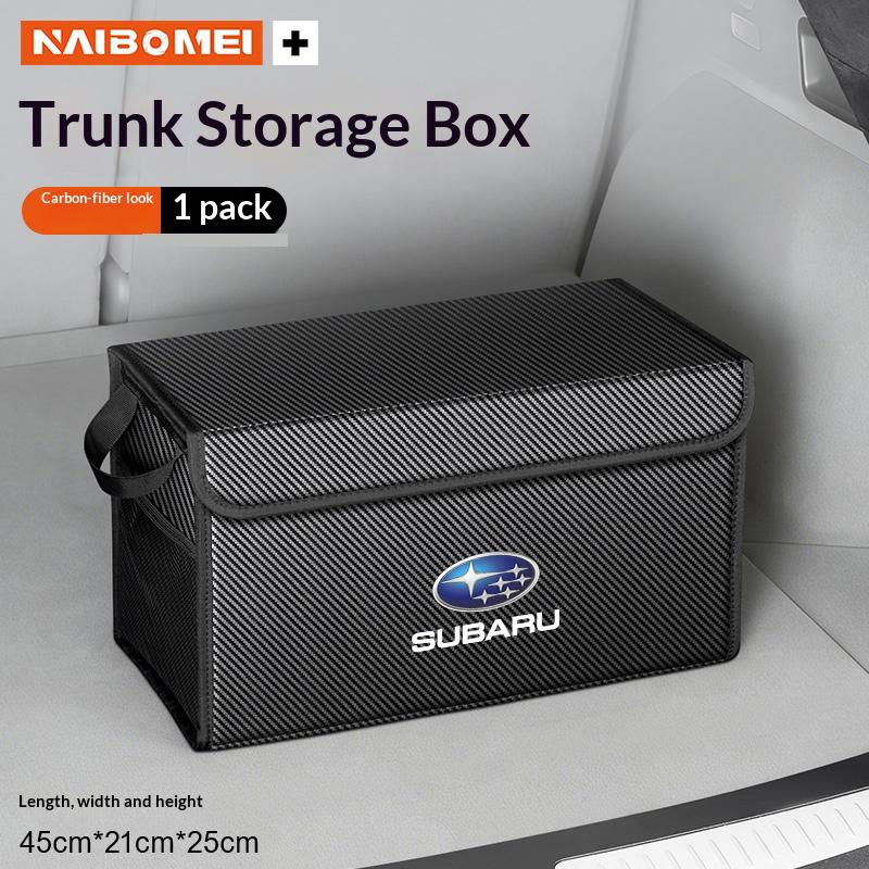 Car Trunk Foldable Storage Box Large-Capacity Stowing Tidying Bag For Subaru Ascent BRZ Forester Impreza Legacy Outback WRX VX X6