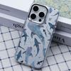 Whales Phone Case For Iphone 17 14 Pro Max 12 Plus 13 11 15 16 17E 16E Transparent High Hardness Shockproof Cover