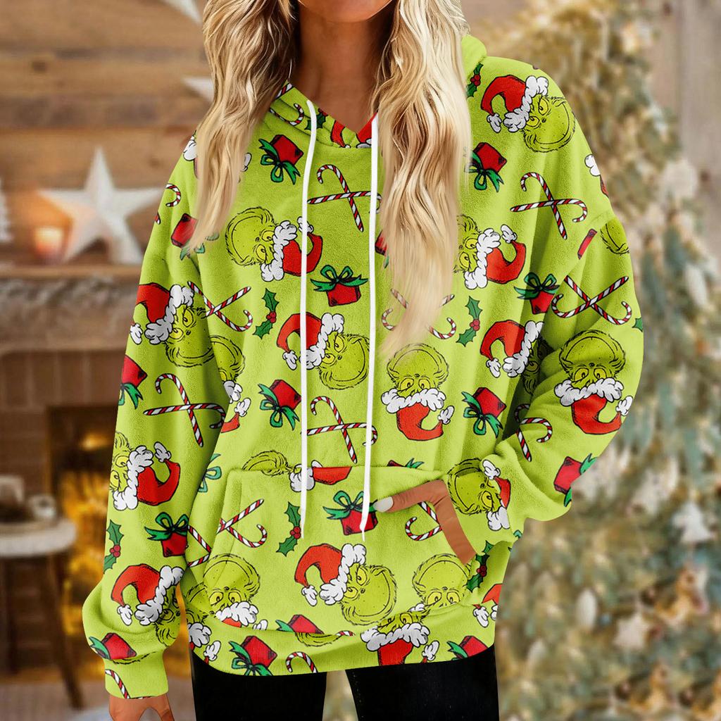 Hettegensere for kvinner Oversized Vinter Plysj Søte Gensere Pullover Trendy Høst Vinter Klær