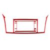Auto-Navigationssystem Displayabdeckung Zierrahmen Kohlefaser-Aufkleber Für Mitsubishi Lancer 2008-2015 Styling-Zubehör