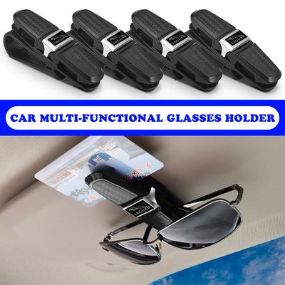 Car Sun Visor Glasses Box Universal Sunglasses Clip Card Ticket For-XE XF XJ B99 X-TYPE F-PACE I-PACE F-PACE S-TYPE C-TYPE C-X16 C- X75 E-TYPE