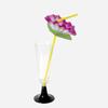 20Pcs/Bag Plastic Summer Birthday Beach Wedding Party Decoration Tropical Hawaii Flower Drinking Straws Luau Hawaiian Theme Party