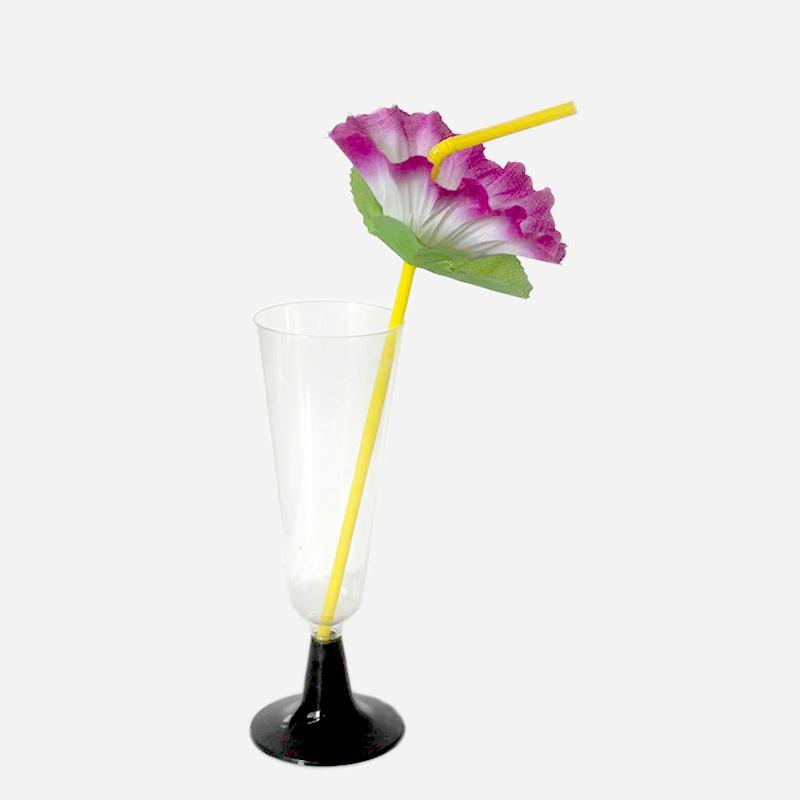 20Pcs/Bag Plastic Summer Birthday Beach Wedding Party Decoration Tropical Hawaii Flower Drinking Straws Luau Hawaiian Theme Party