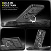 Slide Camera Protection Ring Stand Armor Phone Cases For Samsung Galaxy A56 A36 A16 A55 A35 A15 A54 A14 5G Case Magnetic Cover
