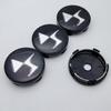 4pcs DS Logo Emblem Badge Car Wheel Center Caps O.D 60MM I.D 56MM Wheels Hub Dust Cap Rim Hubcaps Cover Replace Car Accessories