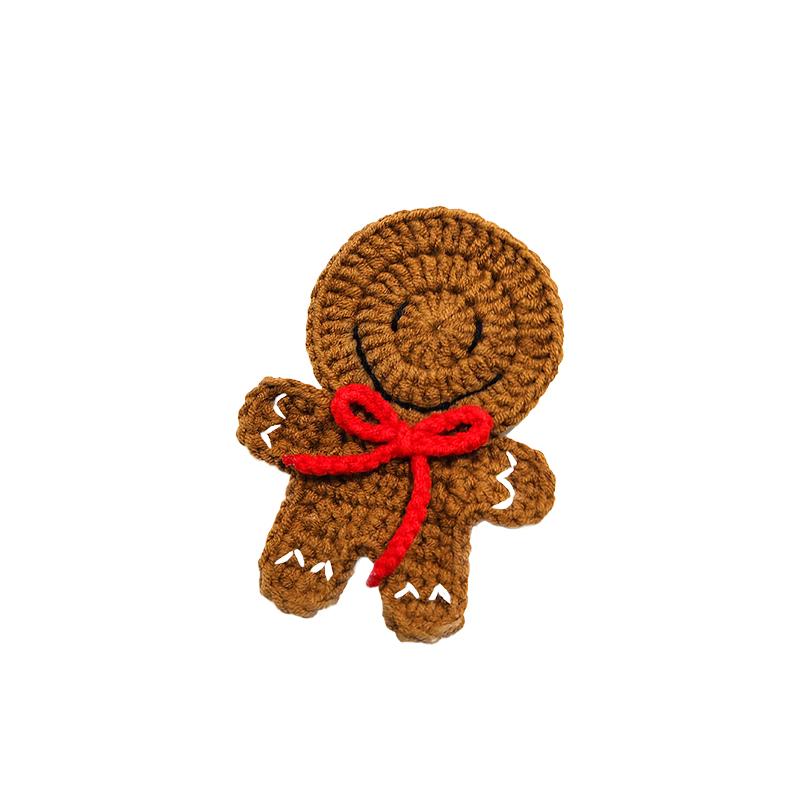 Christmas Heat-Resistant Table Protection Coasters Artistic Crochet Placemat Christmas Decorations Cute 7 Styles