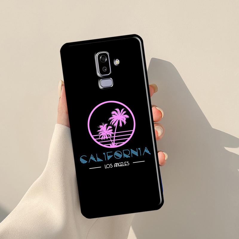 Los Angeles California Case For Samsung Galaxy J3 J5 J7 2017 A3 A5 J1 2016 J4 J6 Plus A6 A7 A8 A9 J8 2018 Coque