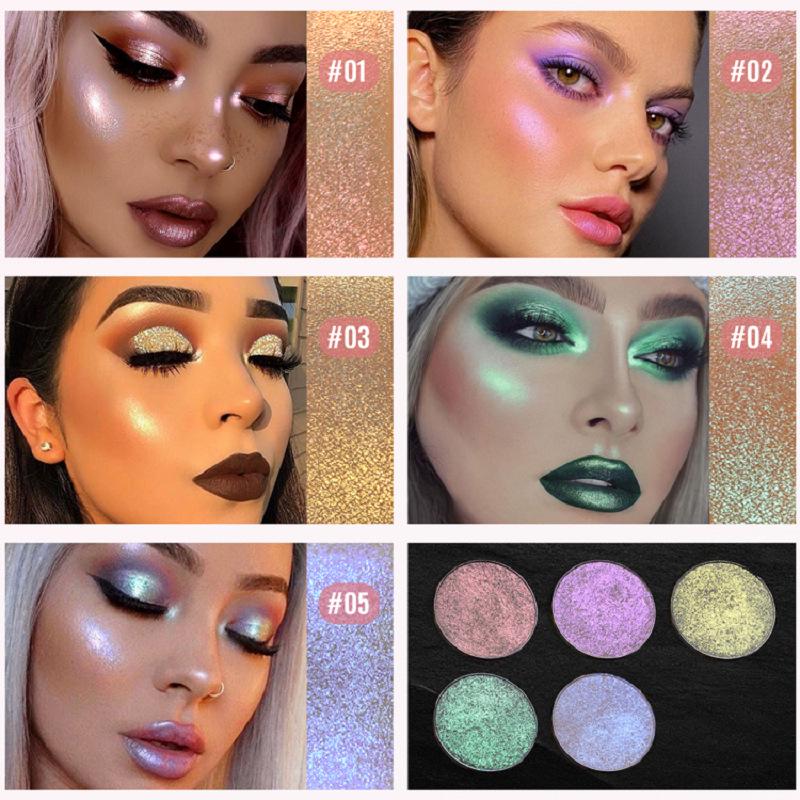 

36мм Тени-хамелеон и Хайлайтер Пудра для контуринга - 3D Тень для носа и Осветлитель кожи, Без логотипа. Light Gold