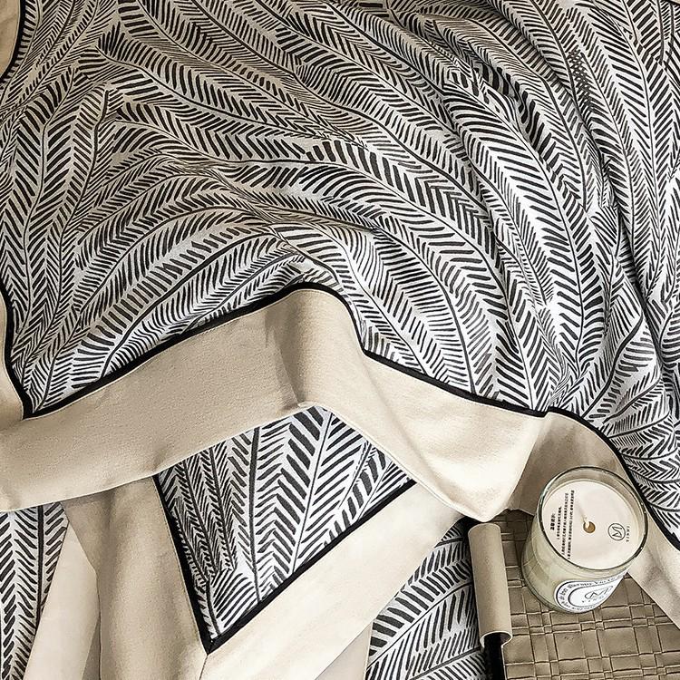 High-End American Style 100% Cotton Flannel Autumn/Winter Bedding Set