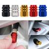 4/8PCS Car Tire Stem Valve Caps Aluminum Alloy Car Wheel Tire Valve Rim Stem Covers Airdust Waterproof For Automobiles Motorcycl