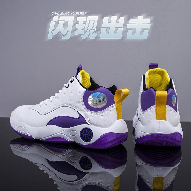 Spring new sports shoes basketball shoes pu large size comfortable shoes shoes