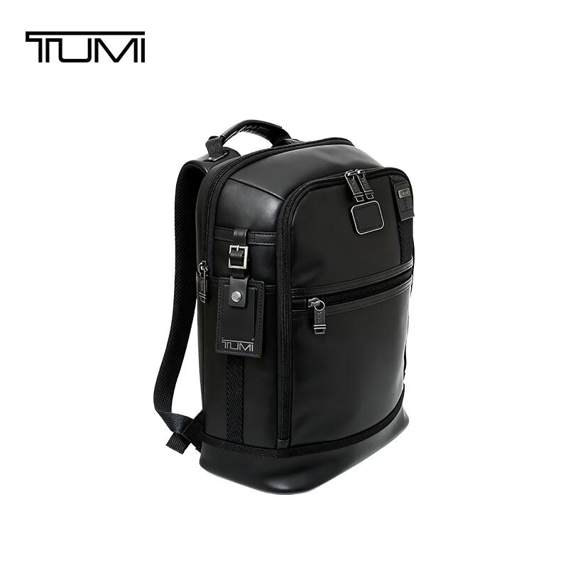

TUMI Men s Leather Business Backpack One Size