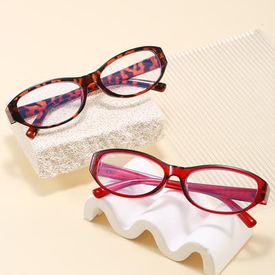 Anti-Blue Light Glasses High Quality Oval Eyewear Women Men Travel Eyeglasses Blue Light Blocking Man Lady Computer Eyeglas