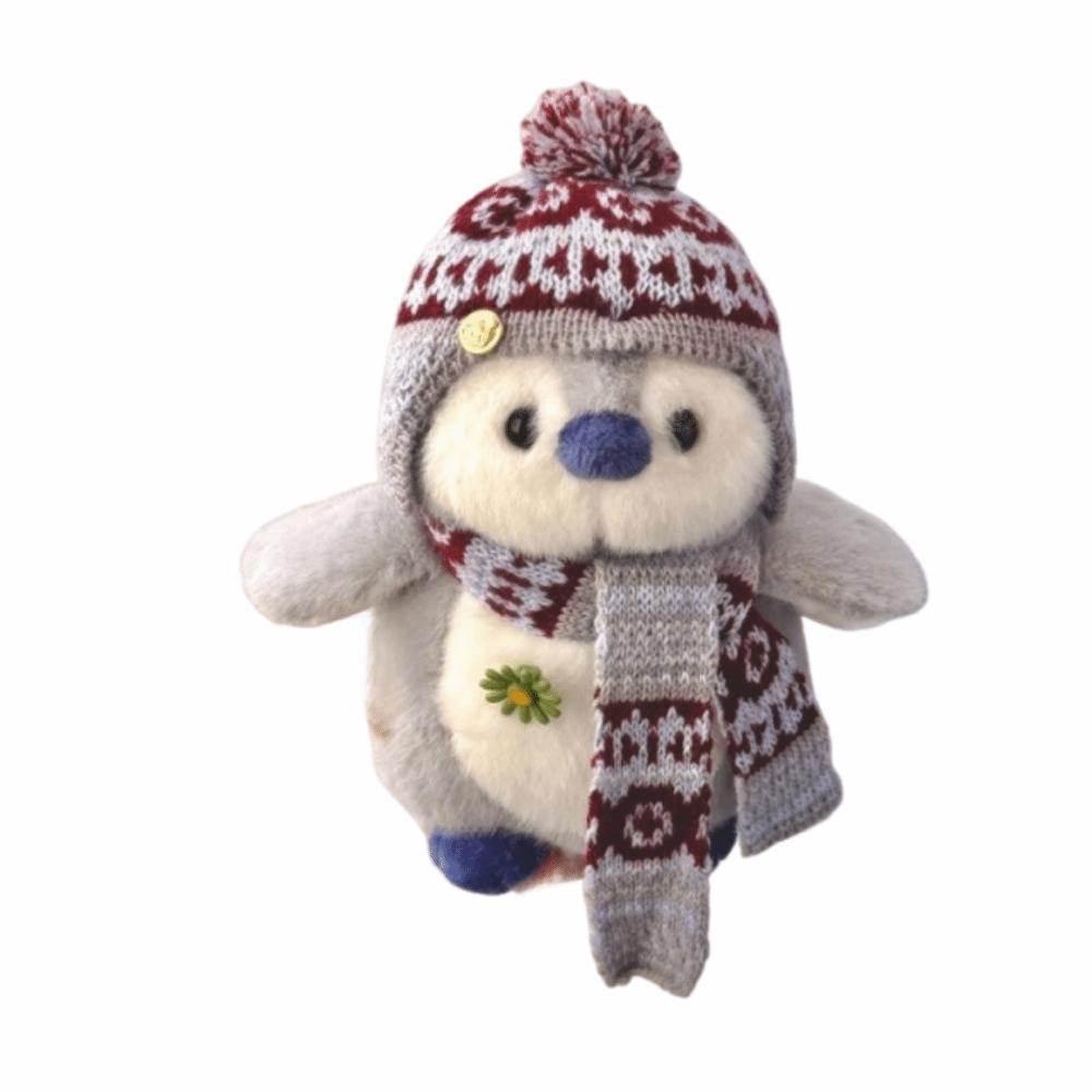 Children Gits Penguin Doll Plush Toy Pink Grey Blue Kawaii Doll Cute Penguin Plush Doll  Home Decor S серый