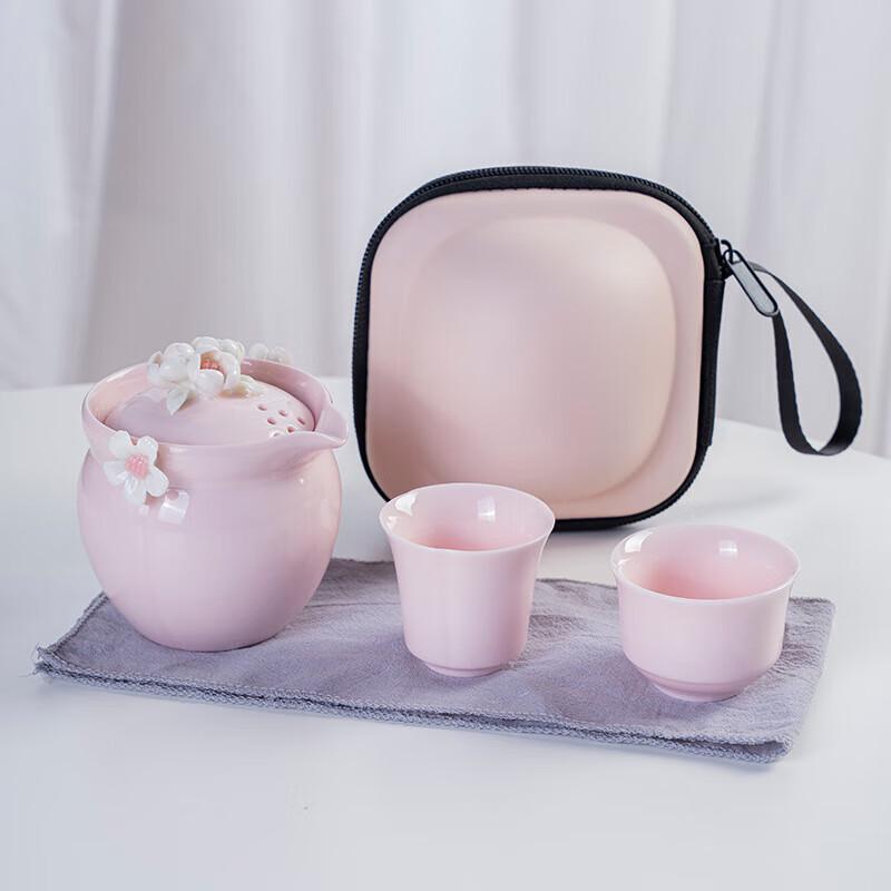 Portable Ceramic Tea Set for Women
