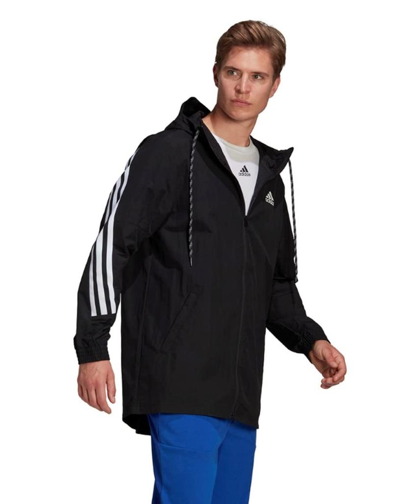 Adidas Tape Size Small 3-Stripes Jacket, Men's, Black/White (GM5752), (Japan Size)