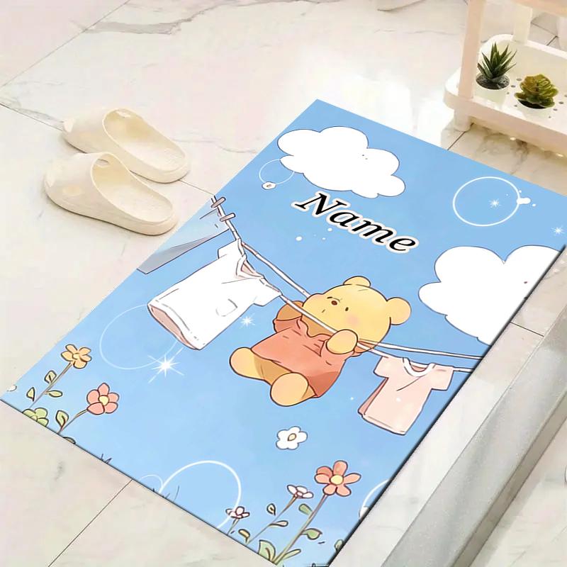 Custom 1Pc Piglet'S Butterflies Adventure Rug Office Carpet Indoor Outdoor Entrance Doormat Nonslip Soft And Comfortable Living Room D916359