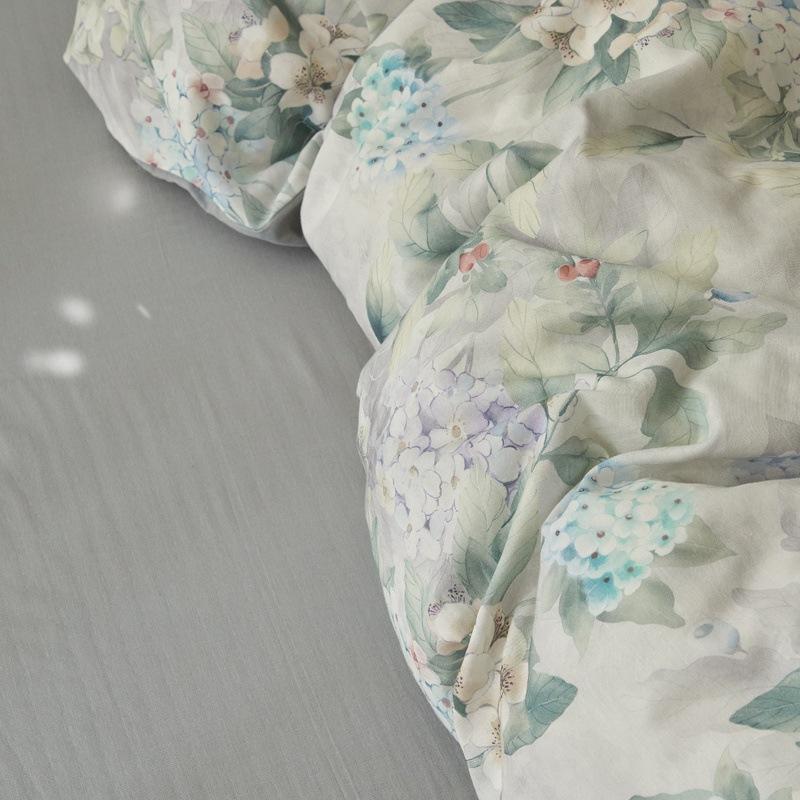 

Комплект из 4 предметов из двухслойной пряжи из хлопка класса А для матери и ребенка, простыня и пододеяльник из чистого хлопка, студенческий общежитие, комплект из 3 предметов, постельное белье 4 1.2 m 3pc quilt 1.5*2m