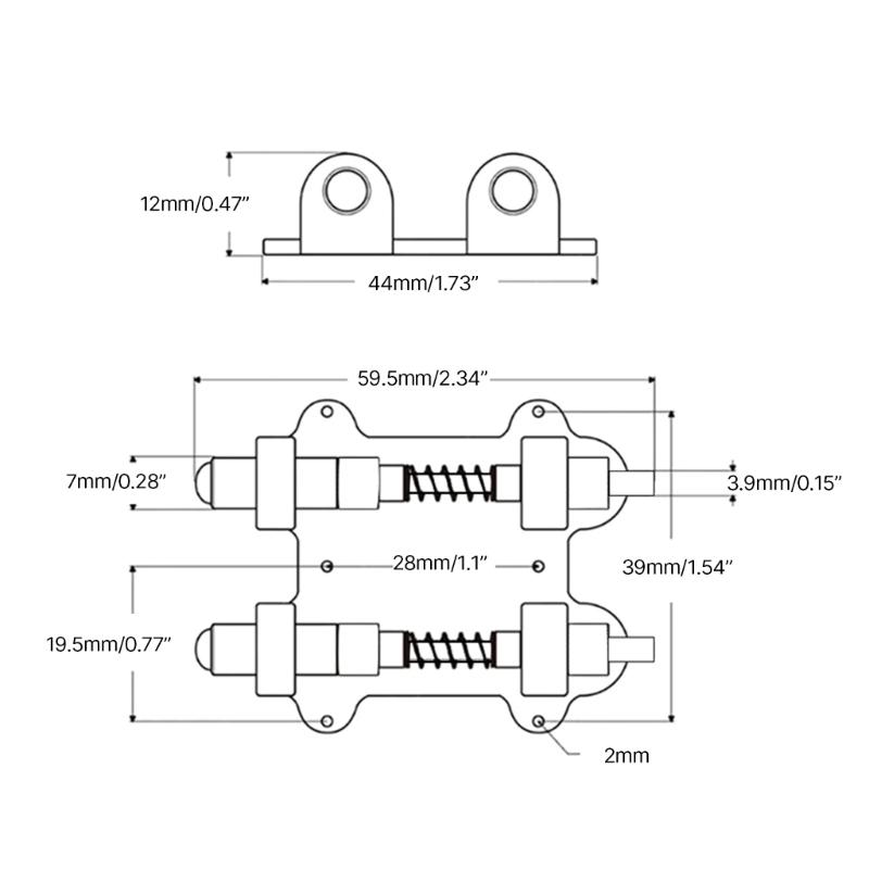 Guitar Tremolo Stopper Stabilizing Device Kits for Electric Guitars Accessory Enhanced Edition Guitar Tremolo Stabilizer