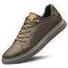 Fashion Outdoor Leisure Shoes Genuine Leather Men's Shoes Brand Sneakers Shoe New Skateboarding All-Match Comfortable Shoes Men