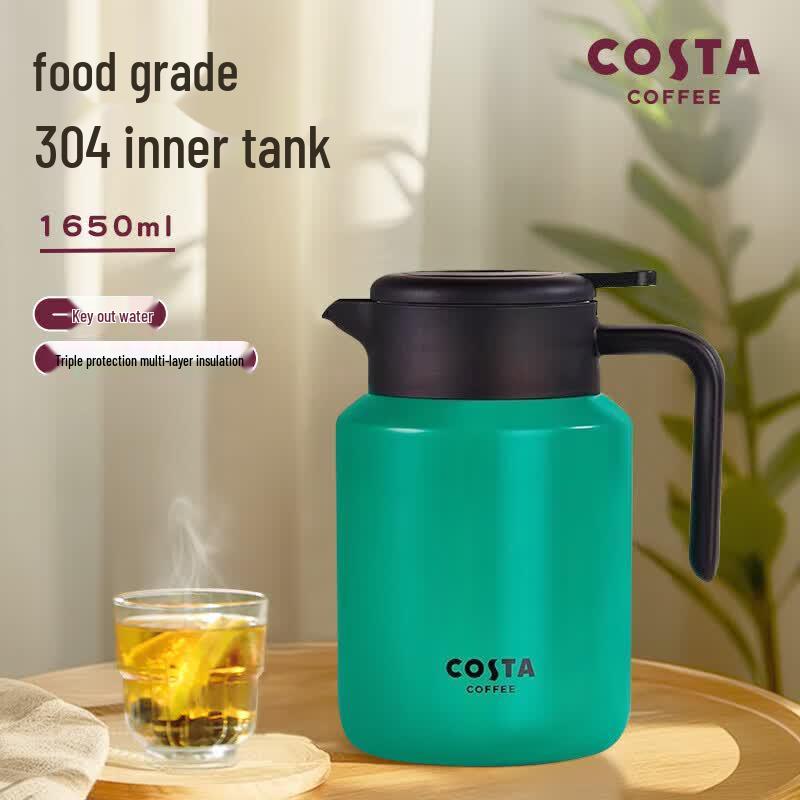 COSTA 1.65L Stainless Steel Insulated Pot
