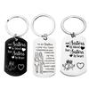 Personalized Key Holder for Close Partner Custom Engraving Key Rings Accessories