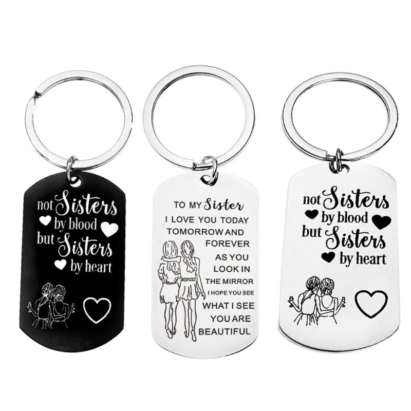 Personalized Key Holder for Close Partner Custom Engraving Key Rings Accessories
