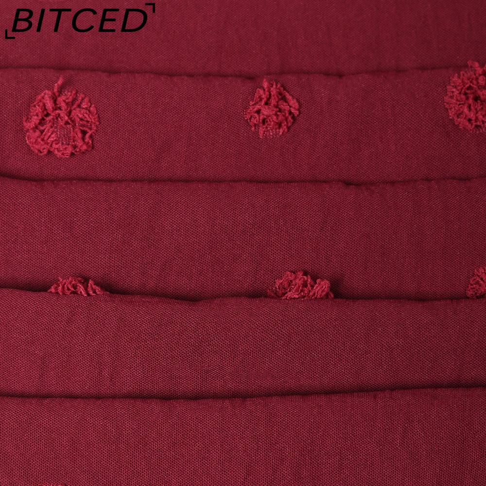 BITCED Spring/Summer Women's Loose-Fit Casual T-Shirt O-Neck Short-Sleeve Commuter Sweater Top