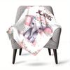 Elephant With Flower Crown Home Customize Your Name Blankets Comfortable Soft Lightweight Multiseasonal Blanket For Picnics Sofas Offices Beds Living