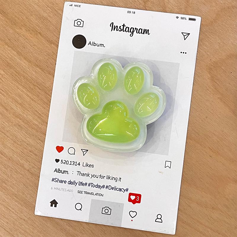 3D Cat Paw Telescopic Phone Stand for Apple, Huawei, Xiaomi