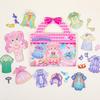 Cartoon Cartoon Sticker Book Paper Cartoon Quiet Book Diy Manual Quiet Book  Children Gifts