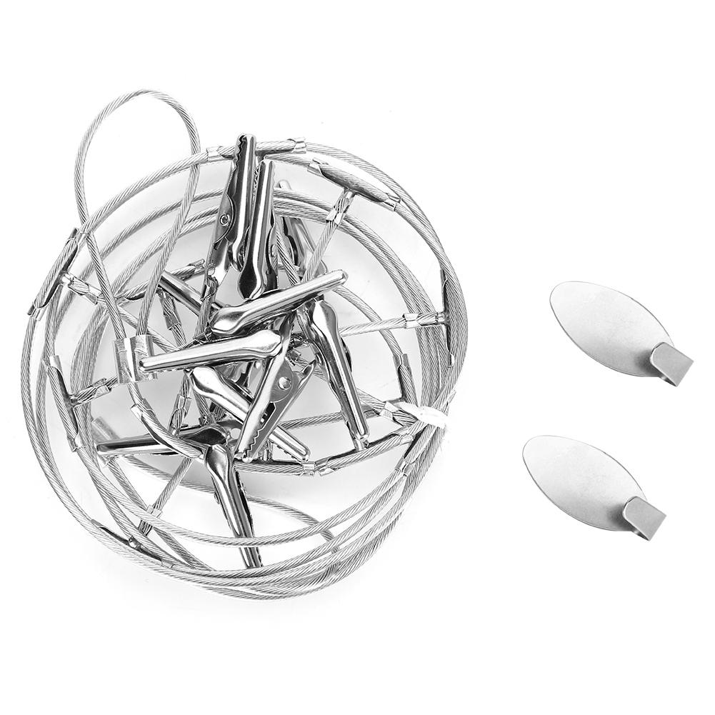 Wire Rope Photo Clip Hanging Photo Wall Decoration Memorandum Postcard Recording