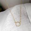Elegant Baroque Pearl Necklace - Clavicle Chain with Cool French Style Pendant for Women