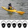 10Pcs Kayak D Rings with Screws Elastics Rope Pull Buckles Sailing Camping Hardware for Boats Deck Mount Fitting Enduring