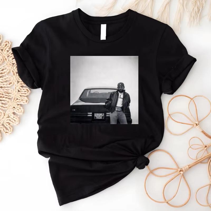 Rapper Kendrick Lamar 100% Baumwolle Unisex Shirt 2026 Sommer GNX Grammy Album Y2k Hip Hop Stil Kurzarm Herren T-Shirt Fan Geschenk