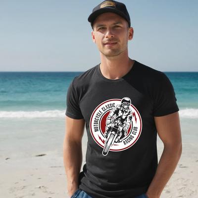 T-Shirt mit Aufdruck „Motorcycle Glassic Racing Club“, T-Shirts für Herren, Kleidung, Herrenbekleidung, Top, Kostüm für Herren, lustige T-Shirts, Store-Tops